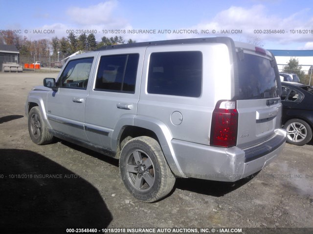 1J8HG48K46C352638 - 2006 JEEP COMMANDER SILVER photo 3