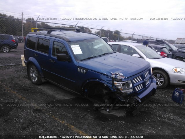 1D4PU4GK1AW172265 - 2010 DODGE NITRO HEAT BLUE photo 1