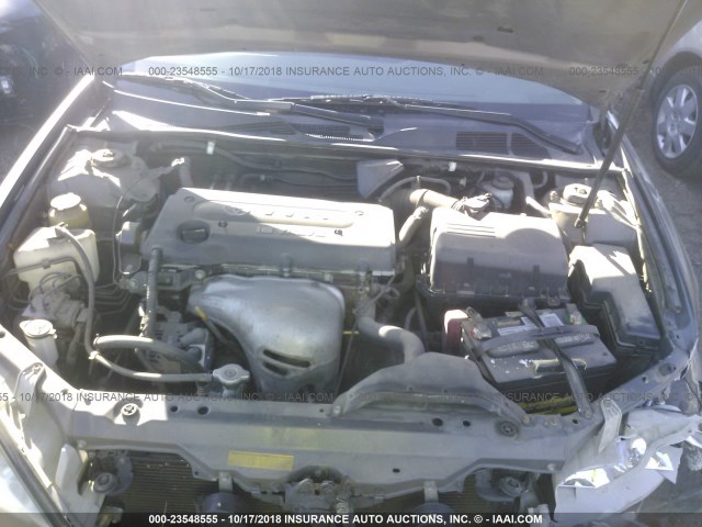 4T1BE32K02U629954 - 2002 TOYOTA CAMRY LE/XLE/SE GRAY photo 10