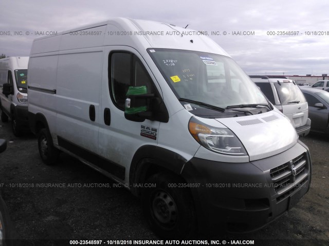 3C6TRVCG3HE506490 - 2017 RAM PROMASTER 2500 2500 HIGH WHITE photo 1