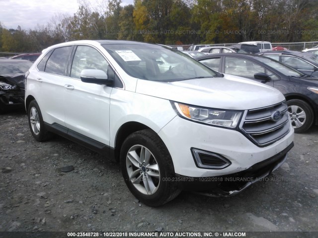 2FMPK4J88GBC03811 - 2016 FORD EDGE SEL WHITE photo 1