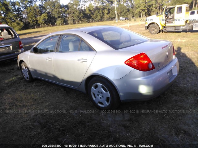 1G2ZF57B284123849 - 2008 PONTIAC G6 VALUE LEADER/BASE SILVER photo 3