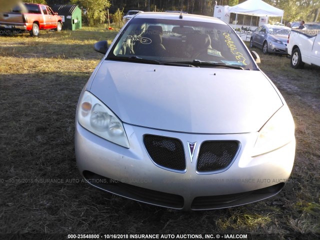 1G2ZF57B284123849 - 2008 PONTIAC G6 VALUE LEADER/BASE SILVER photo 6