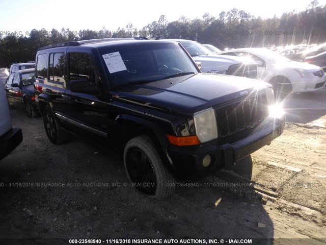 1J8HH48K86C339744 - 2006 JEEP COMMANDER BLUE photo 1