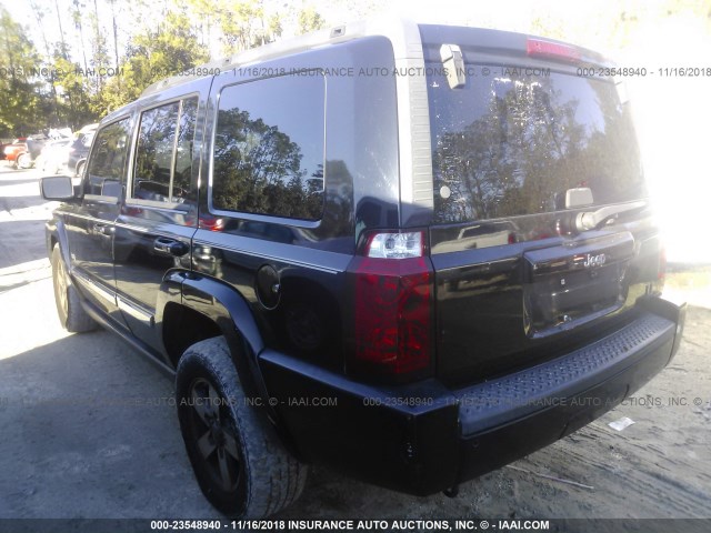 1J8HH48K86C339744 - 2006 JEEP COMMANDER BLUE photo 3