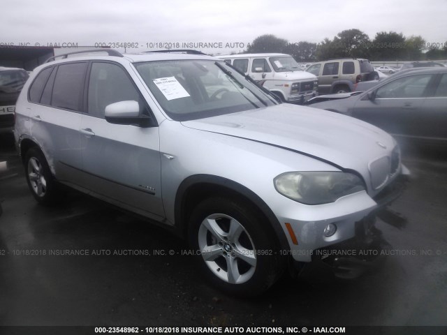 5UXFF03539LJ96204 - 2009 BMW X5 XDRIVE35D SILVER photo 1