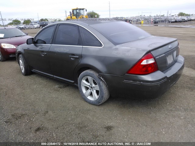 1FAFP24186G175512 - 2006 FORD FIVE HUNDRED SEL GRAY photo 3