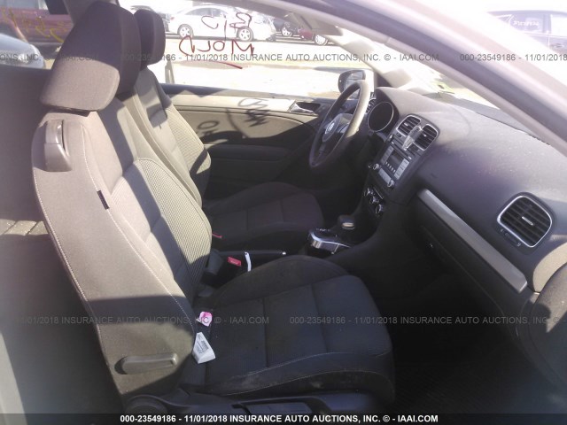 WVWBB7AJ8AW243802 - 2010 VOLKSWAGEN GOLF WHITE photo 5