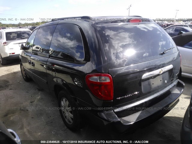 2A4GP54L57R139529 - 2007 CHRYSLER TOWN & COUNTRY TOURING BLACK photo 3