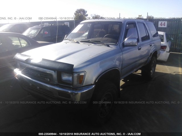 JT3VN39W4L0032085 - 1990 TOYOTA 4RUNNER VN39 SR5 SILVER photo 2