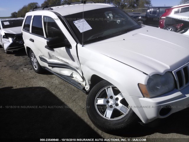 1J4GR48K35C592642 - 2005 JEEP GRAND CHEROKEE LAREDO/COLUMBIA/FREEDOM WHITE photo 6