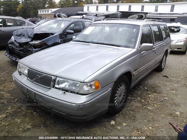 YV1KW9604V1037907 - 1997 VOLVO 960 SILVER photo 2