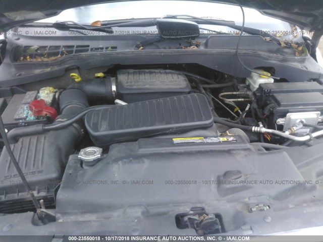 1D4HB48N74F101420 - 2004 DODGE DURANGO SLT GRAY photo 10