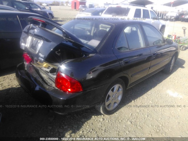 3N1CB51AX6L451169 - 2006 NISSAN SENTRA 1.8S BLACK photo 4