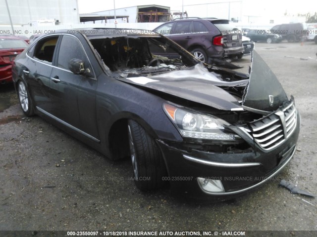 KMHGH4JF8BU033787 - 2011 HYUNDAI EQUUS SIGNATURE/ULTIMATE BLACK photo 1