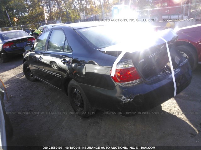 4T1BE32KX5U050457 - 2005 TOYOTA CAMRY LE/XLE/SE BLACK photo 3