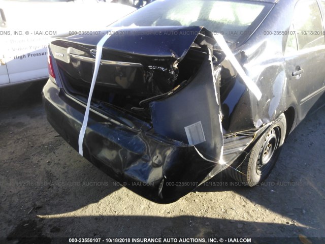 4T1BE32KX5U050457 - 2005 TOYOTA CAMRY LE/XLE/SE BLACK photo 6