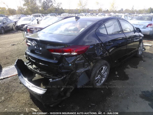 5NPD84LF0JH387333 - 2018 HYUNDAI ELANTRA SEL/VALUE/LIMITED BLACK photo 4