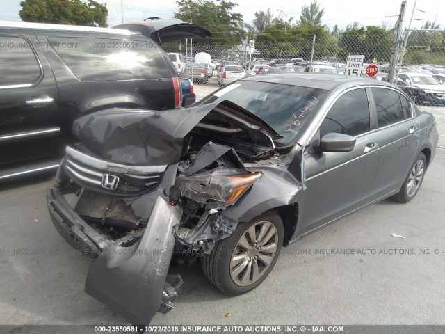 1HGCP2F87CA064411 - 2012 HONDA ACCORD EXL GRAY photo 6