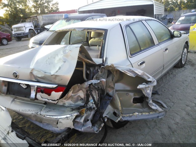 2MEFM74W14X631688 - 2004 MERCURY GRAND MARQUIS GS SILVER photo 4