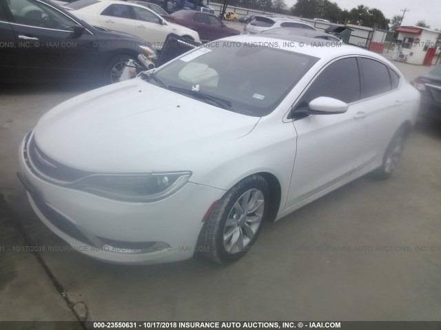 1C3CCCCG4FN643790 - 2015 CHRYSLER 200 C WHITE photo 2