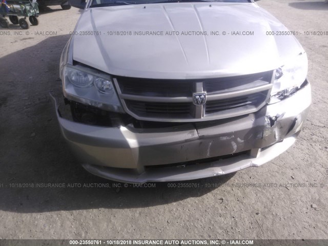 1B3LC46B39N572279 - 2009 DODGE AVENGER SE/SXT TAN photo 6