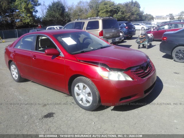 4T1BE46K27U155030 - 2007 TOYOTA CAMRY NEW GENERAT CE/LE/XLE/SE RED photo 1