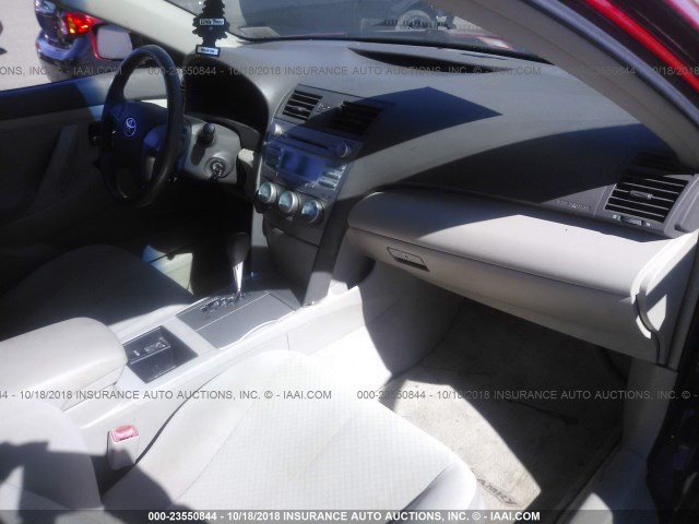 4T1BE46K27U155030 - 2007 TOYOTA CAMRY NEW GENERAT CE/LE/XLE/SE RED photo 5