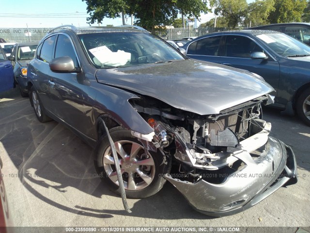 JNKAJ09E08M305128 - 2008 INFINITI EX35 JOURNEY GRAY photo 1