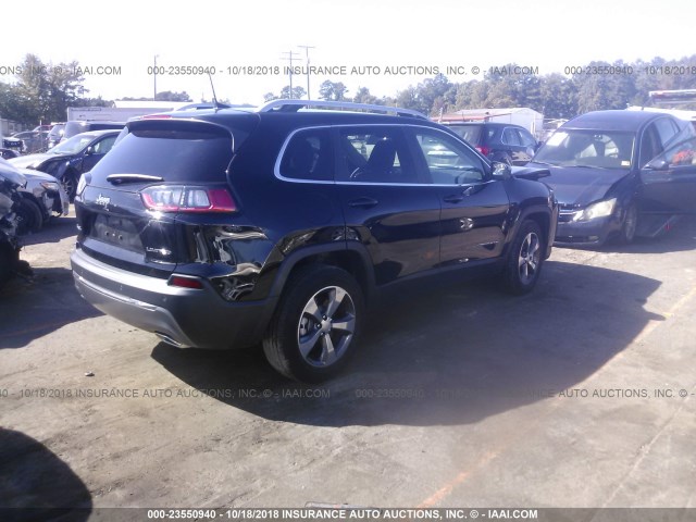 1C4PJMDX8KD208391 - 2019 JEEP CHEROKEE LIMITED BLACK photo 4