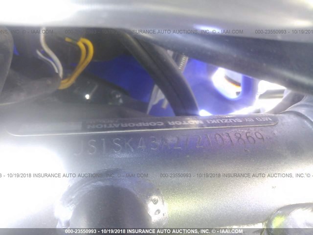 JS1SK43A272101869 - 2007 SUZUKI DR-Z400 S BLUE photo 10