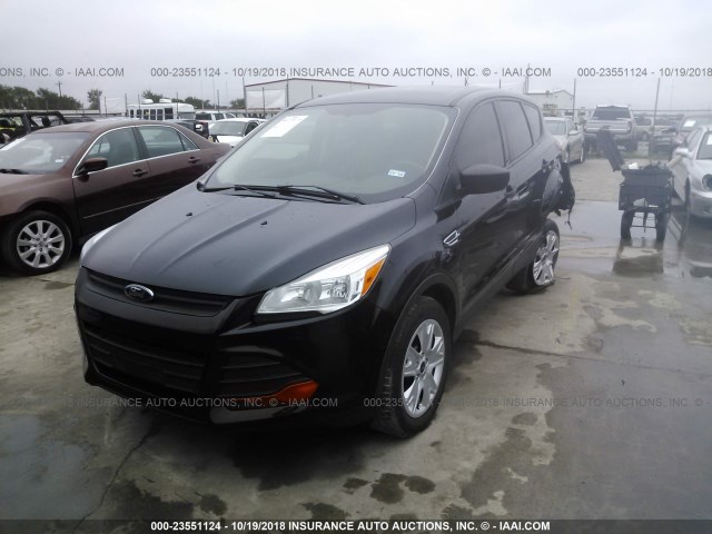 1FMCU0F72DUD68812 - 2013 FORD ESCAPE S BLACK photo 2