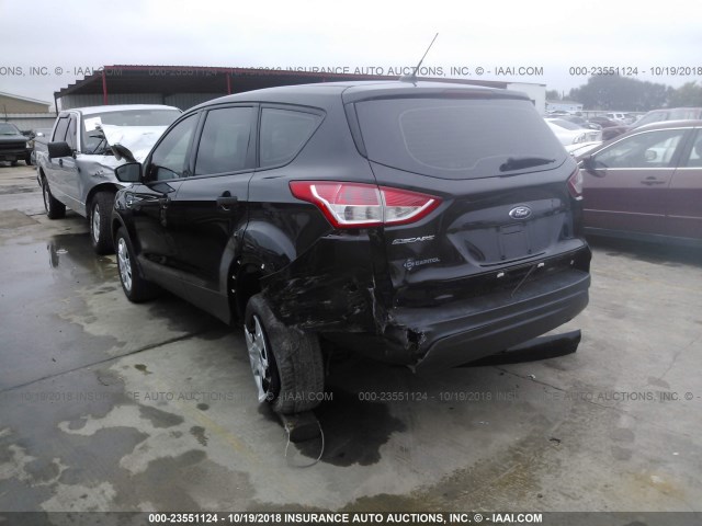 1FMCU0F72DUD68812 - 2013 FORD ESCAPE S BLACK photo 3