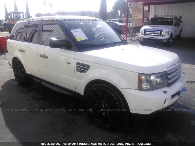 SALSH23476A966191 - 2006 LAND ROVER RANGE ROVER SPORT SUPERCHARGED WHITE photo 1