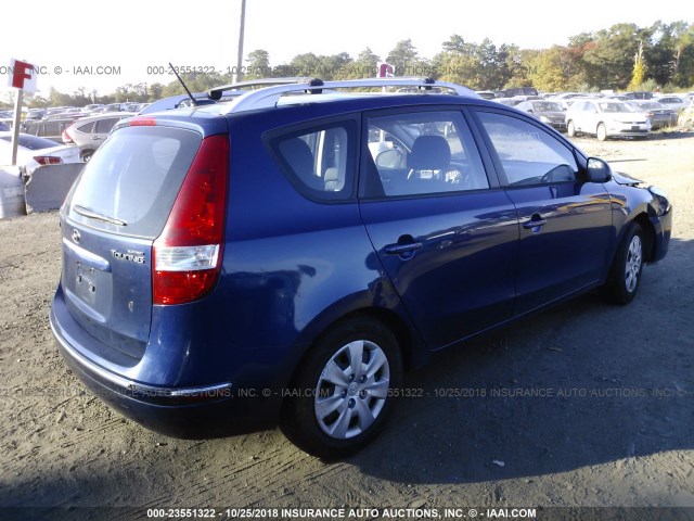 KMHDC8AE6BU105831 - 2011 HYUNDAI ELANTRA TOURING GLS/SE Dark Blue photo 4