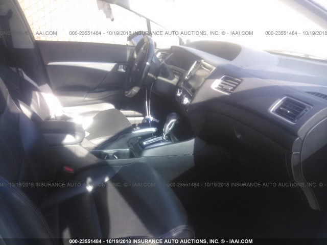 2HGFB2F98FH502217 - 2015 HONDA CIVIC EXL 灰色 照片 5