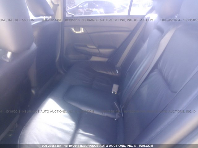 2HGFB2F98FH502217 - 2015 HONDA CIVIC EXL 灰色 照片 8