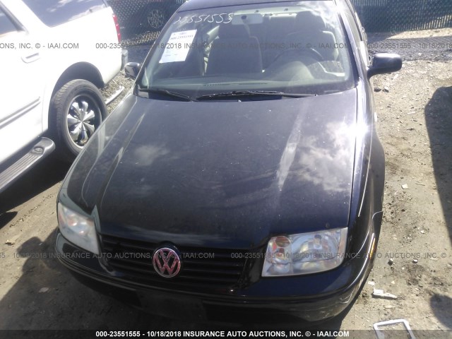 3VWVH69M23M079807 - 2003 VOLKSWAGEN JETTA GLI BLACK photo 6