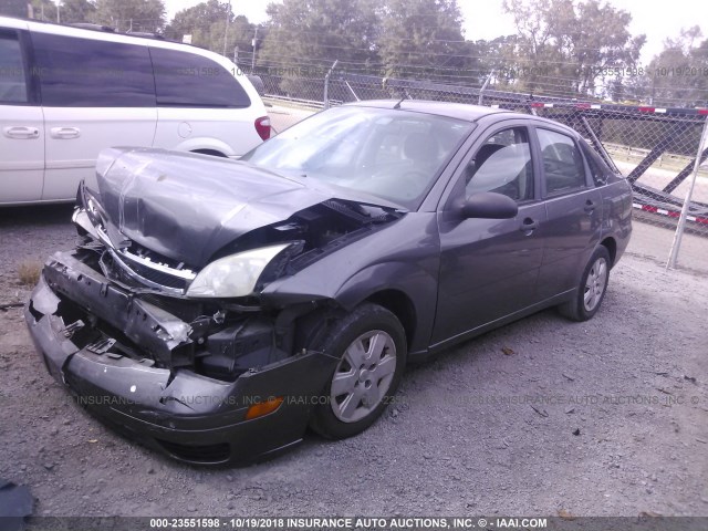 1FAFP34N87W177664 - 2007 FORD FOCUS ZX4/S/SE/SES ნაცრისფერი ფოტო 2