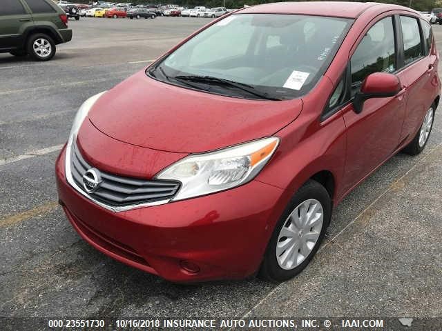 3N1CE2CP1EL409219 - 2014 NISSAN VERSA NOTE S/S PLUS/SV/SL MAROON photo 1