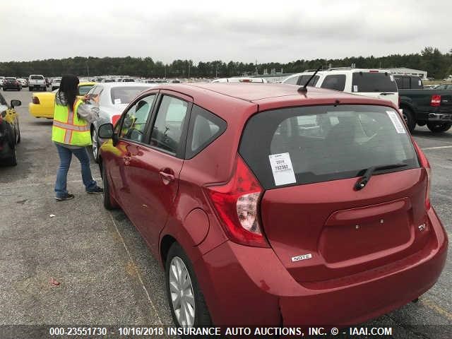 3N1CE2CP1EL409219 - 2014 NISSAN VERSA NOTE S/S PLUS/SV/SL MAROON photo 4