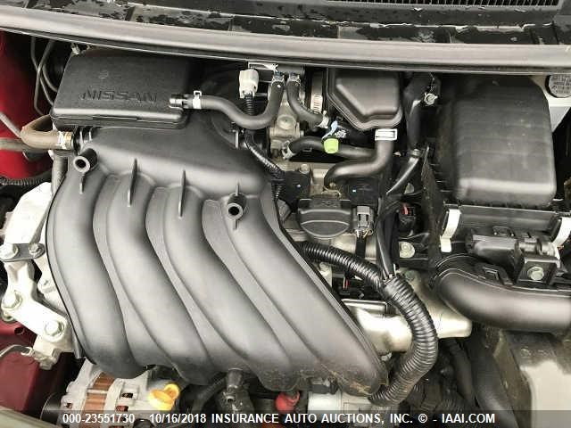 3N1CE2CP1EL409219 - 2014 NISSAN VERSA NOTE S/S PLUS/SV/SL MAROON photo 5