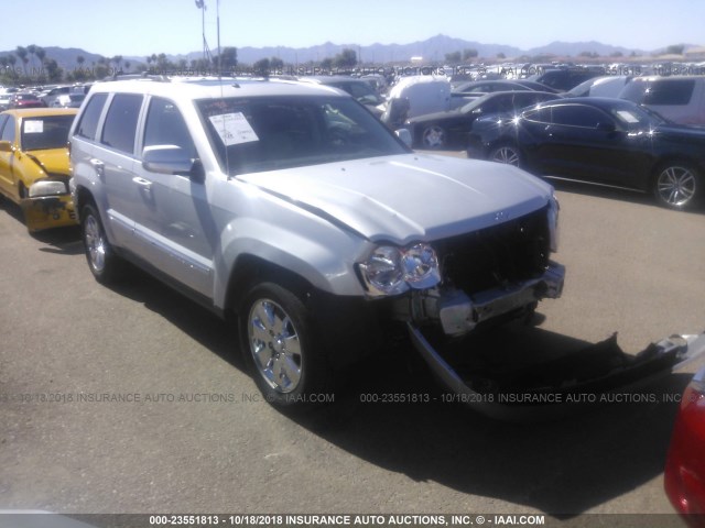 1J8HS58TX9C550240 - 2009 JEEP GRAND CHEROKEE LIMITED SILVER photo 1