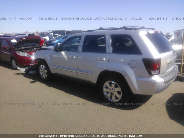 1J8HS58TX9C550240 - 2009 JEEP GRAND CHEROKEE LIMITED SILVER photo 3