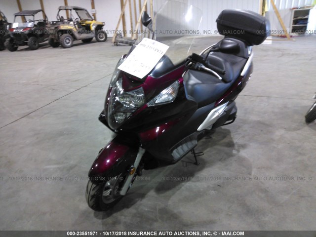 JH2PF01169K700358 - 2009 HONDA FSC600 D BURGUNDY photo 2