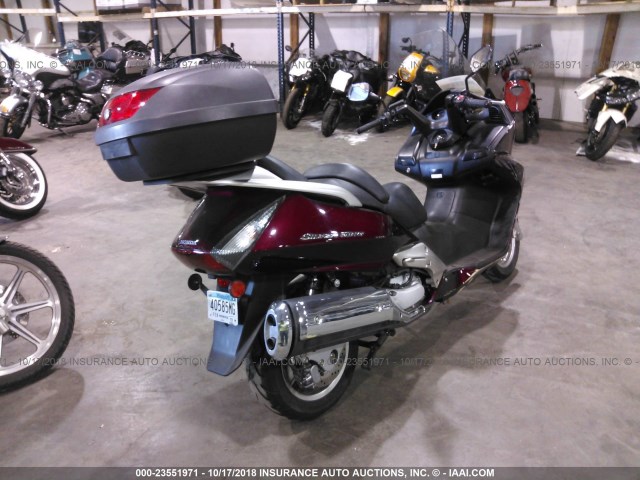 JH2PF01169K700358 - 2009 HONDA FSC600 D BURGUNDY photo 4