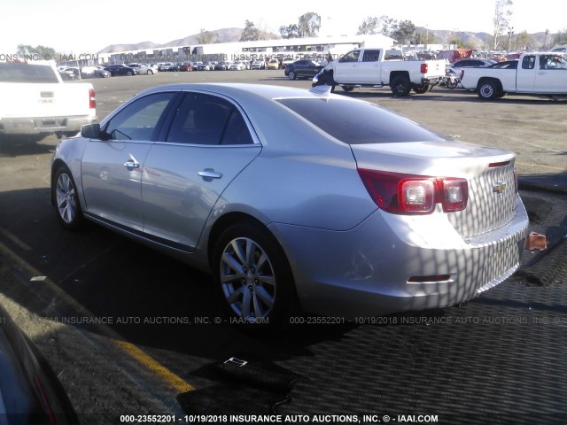 1G11F5SL0FF342229 - 2015 CHEVROLET MALIBU LTZ 银色 照片 3