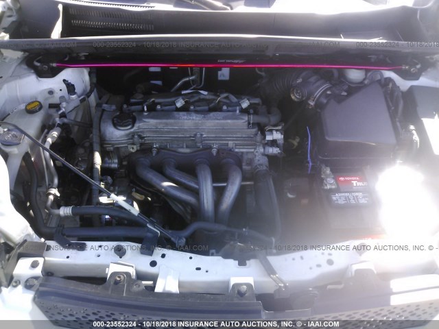 JTLKE50E081004773 - 2008 TOYOTA SCION XB Ақ фото 10