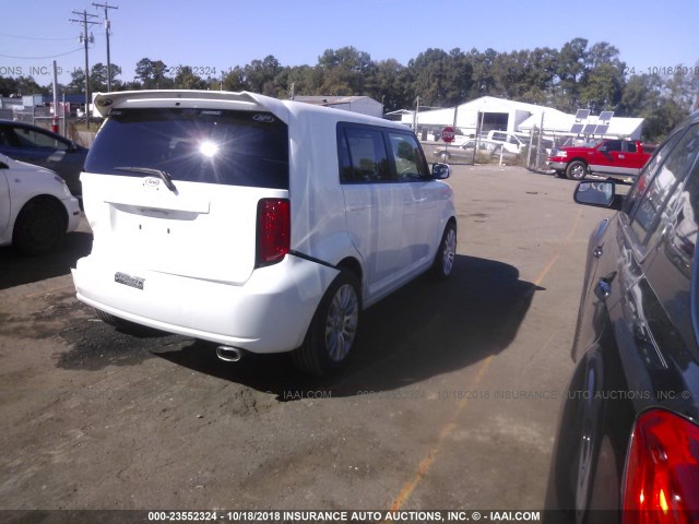JTLKE50E081004773 - 2008 TOYOTA SCION XB Ақ фото 4