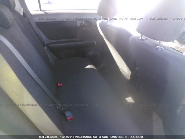 JTLKE50E081004773 - 2008 TOYOTA SCION XB Ақ фото 8